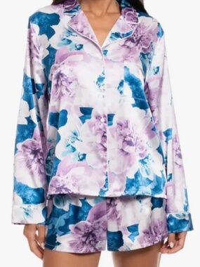 Catelin Floral Short Pajamas In Bloom by Jonquil